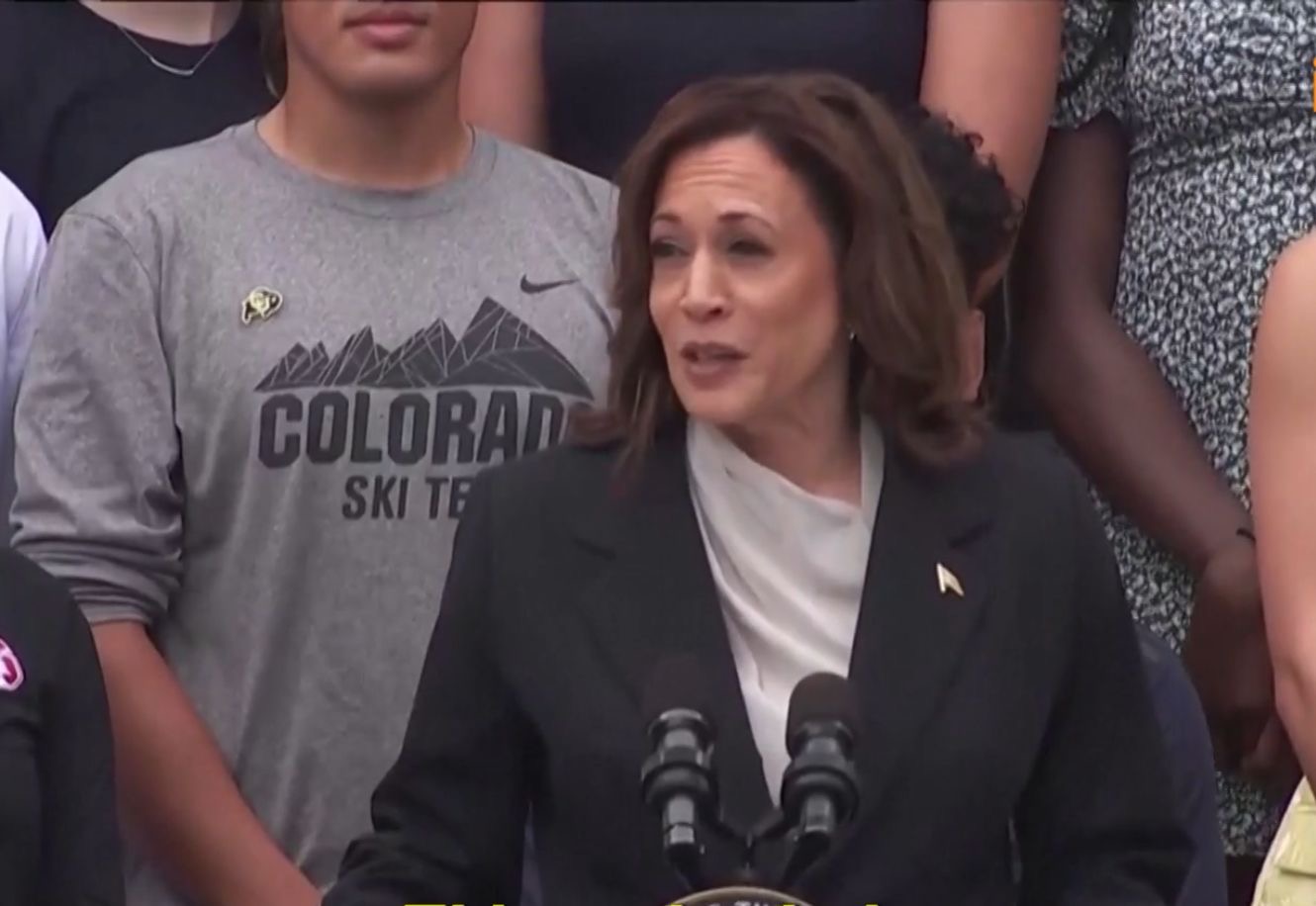 Kamala Harris habla por primera vez tras el “espaldarazo” de Biden