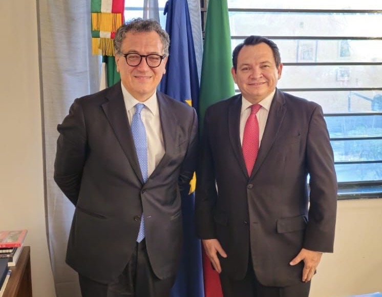 Impulsa Díaz Mena relaciones diplomáticas con Italia y Francia para la atracción de nuevas inversiones