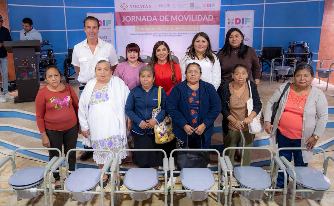 Con más de 700 aparatos funcionales fortalecen inclusión y movilidad en Yucatán