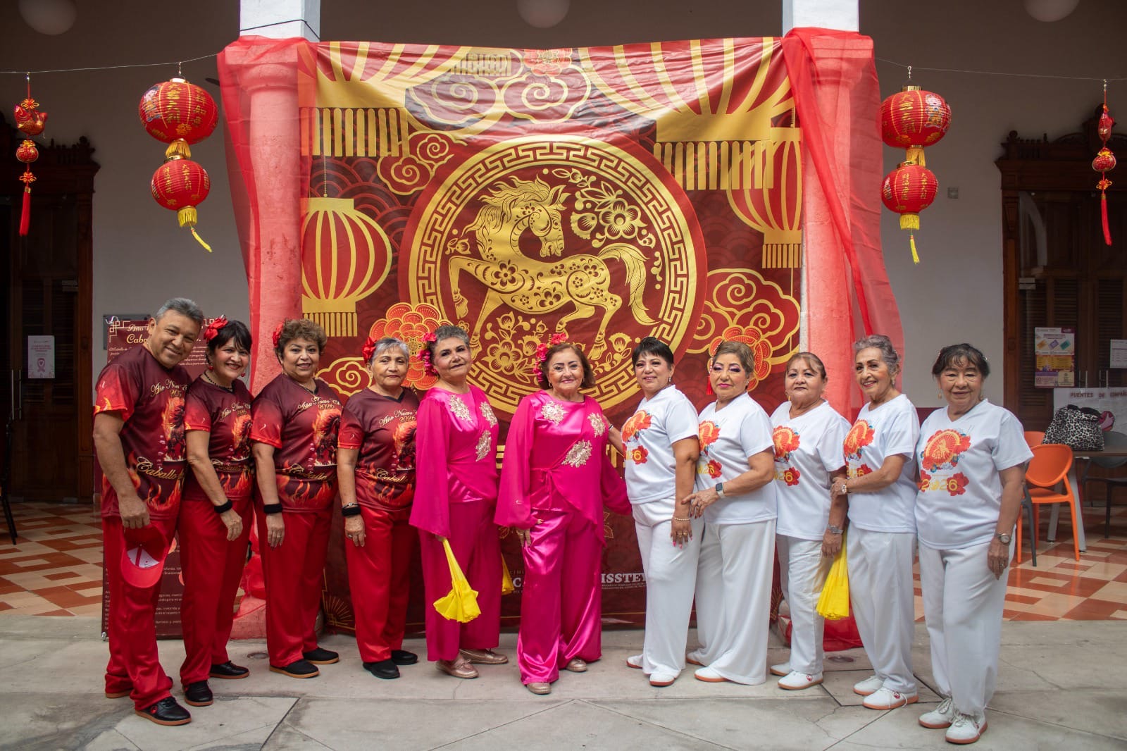 Celebran Año Nuevo Chino con actividades de bienestar para personas adultas mayores
