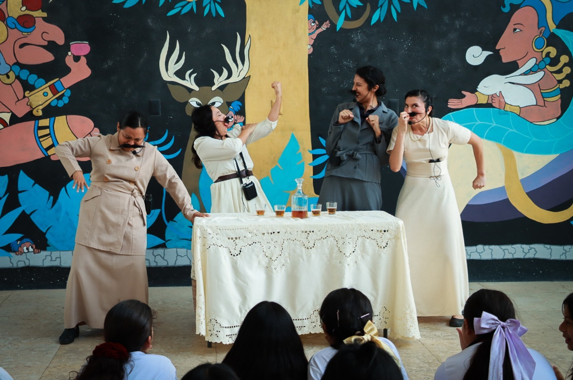 Reviven la historia de cuatro pioneras yucatecas en el Gran Museo del Mundo Maya