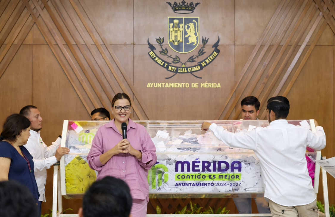 Premian a ciudadanos cumplidos y da a conocer a los 50 ganadores del Sorteo “Gana Mérida, ganas tú” 2026