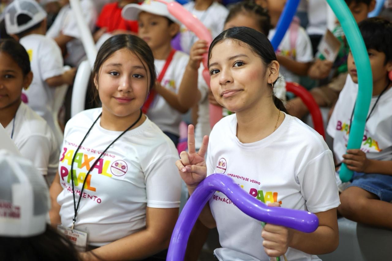 Arranca Báaxal Paal del Renacimiento Maya con 5,450 niñas y niños