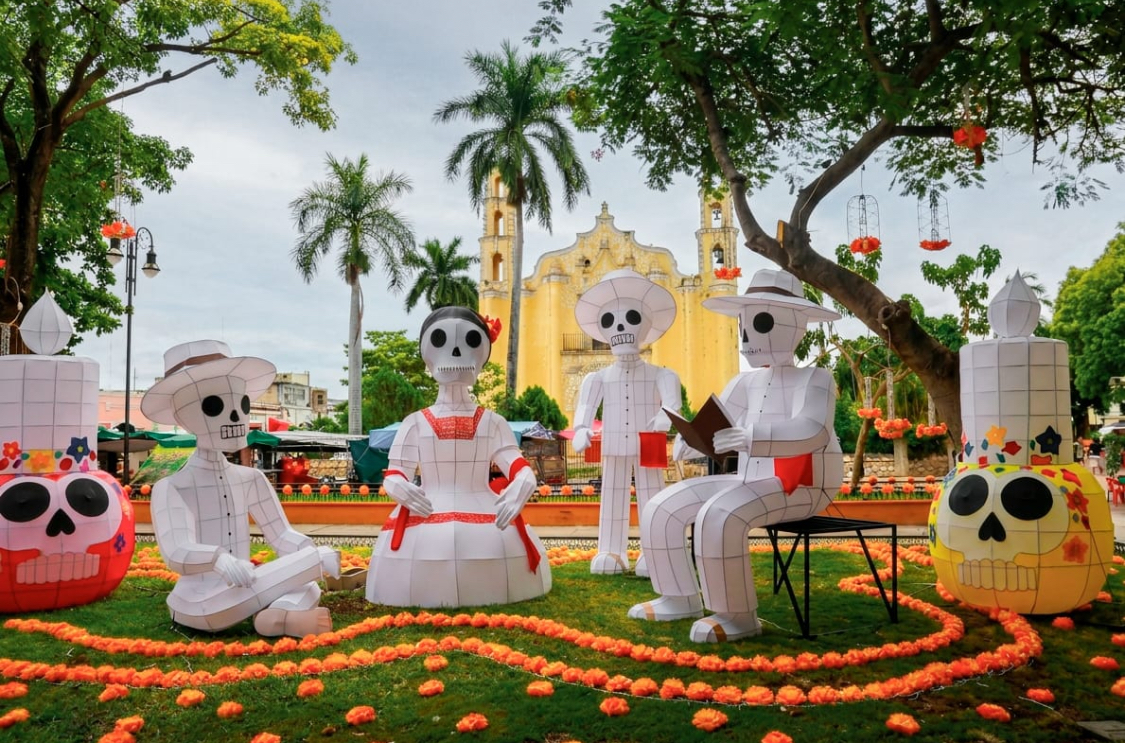 “Ánimas iluminadas” toma forma en el parque de San Juan