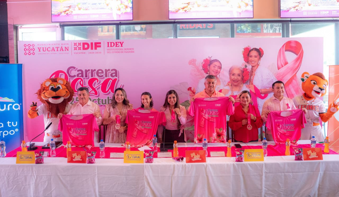 Carrera Rosa 2026 invita a correr por las mujeres de Yucatán